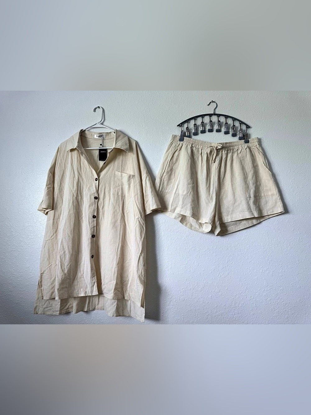 NWT Boho 2 Piece Cotton Linen Set